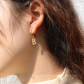 Shangjie Oem Arette Großhandel hochwertige Modeohrringe 18K Gold plattiert Edelstahl Titanohrringe Frauen B Ohrring
